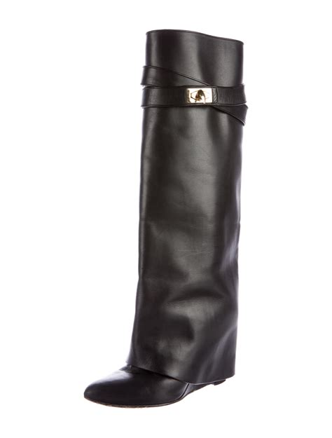 givenchy fold over boot|Givenchy shark boots on sale.